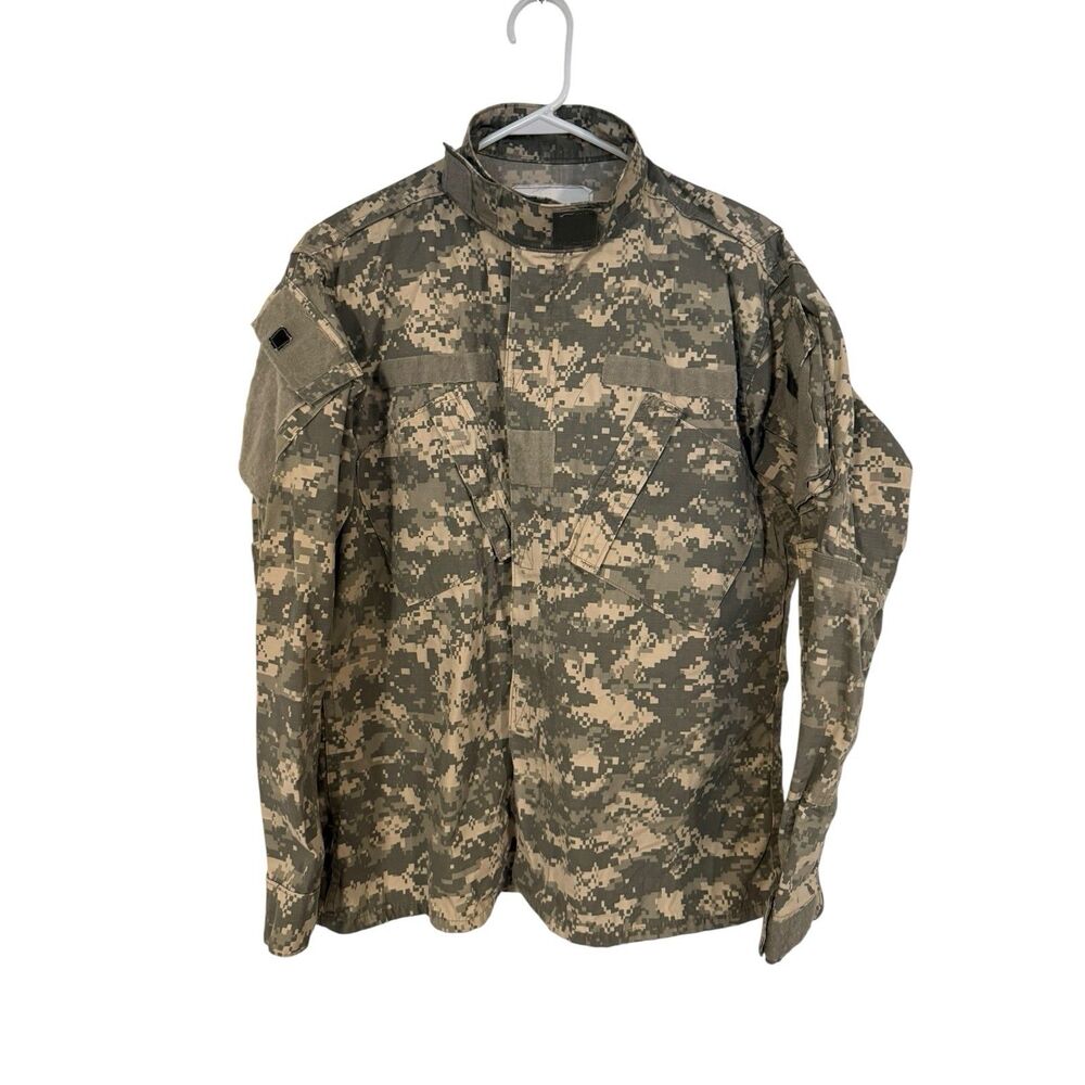 US Army Combat Uniform Coat Jacket Tactic Utility Digital Camo M Medium Regular